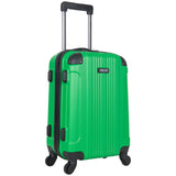 Kenneth Cole Reaction Out Of Bounds 20-Inch Carry-On Lightweight Durable Hardshell Luggage Green