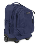 Jansport Driver 8 Core Series Wheeled Backpack, Navy - backpacks4less.com