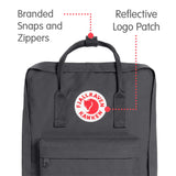 Fjallraven - Kanken Classic Backpack for Everyday, Super Grey - backpacks4less.com