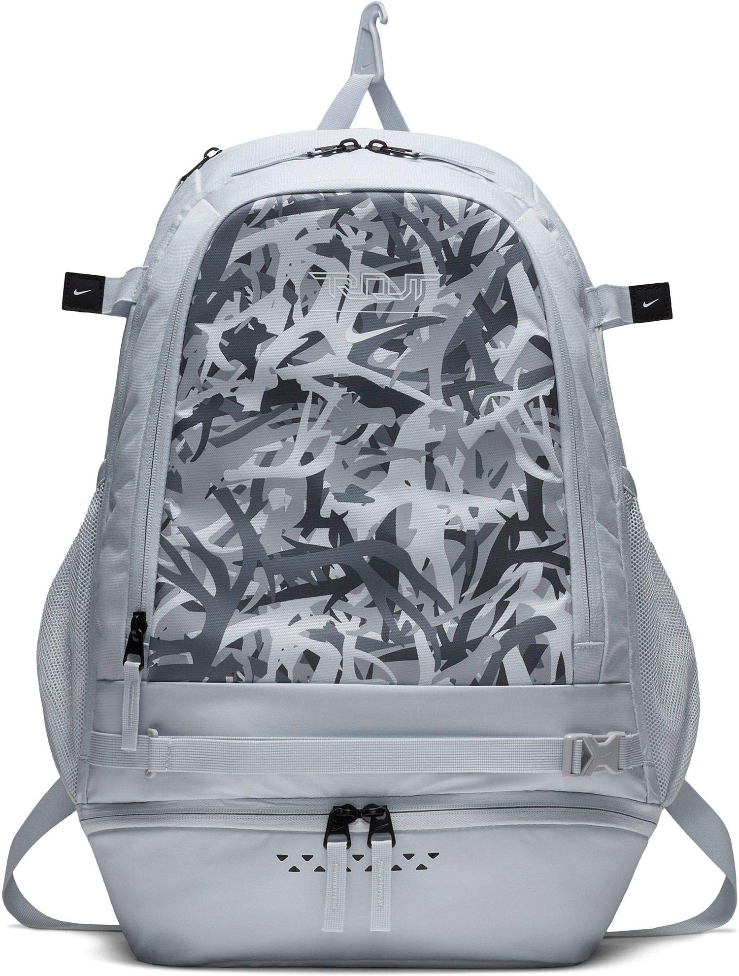 Trout Vapor Baseball Backpack OSFA PURE PLATINUM–