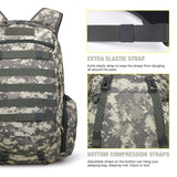 Mardingtop 35L Tactical Backpacks Molle Hiking daypacks for Camping Hiking Military Traveling Camo Khaki Grid-5962 - backpacks4less.com