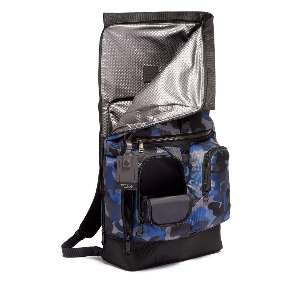 tumi alpha bravo green camo backpack TUMI - Alpha Bravo London Roll Top Laptop Backpack - 15 Inch Computer Bag for Men and Women