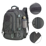 Military Expandable Travel Backpack Tactical Waterproof Work Backpack for Men(GRAY) - backpacks4less.com
