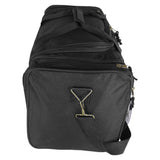 Dalix 20 Inch Sports Duffle Bag with Mesh and Valuables Pockets, Black - backpacks4less.com