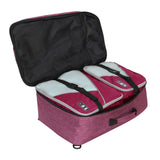 Hynes Eagle Travel Backpack 40L Flight Approved Carry on Backpack, Red Violet with Red Violet 3PCS Packing Cubes 2018 - backpacks4less.com
