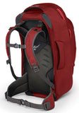 Osprey Packs Farpoint 55 Men's Travel Backpack, Jasper Red, Small/Medium - backpacks4less.com