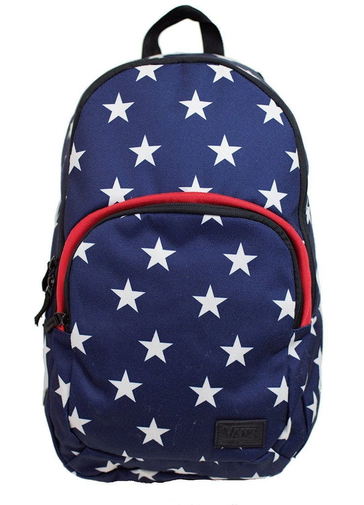 Vans Schooling Backpack (Blue/ White-Star) - backpacks4less.com