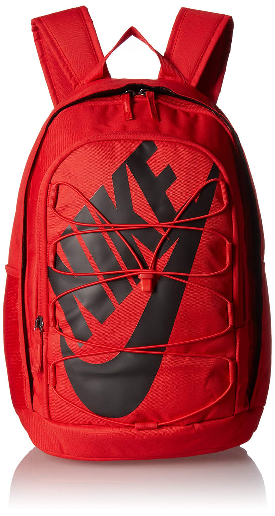 Nike Hayward 2.0 Backpack, Nike Backpack for Women and Men with Polyester Shell & Adjustable Straps, University Red/University Red - backpacks4less.com