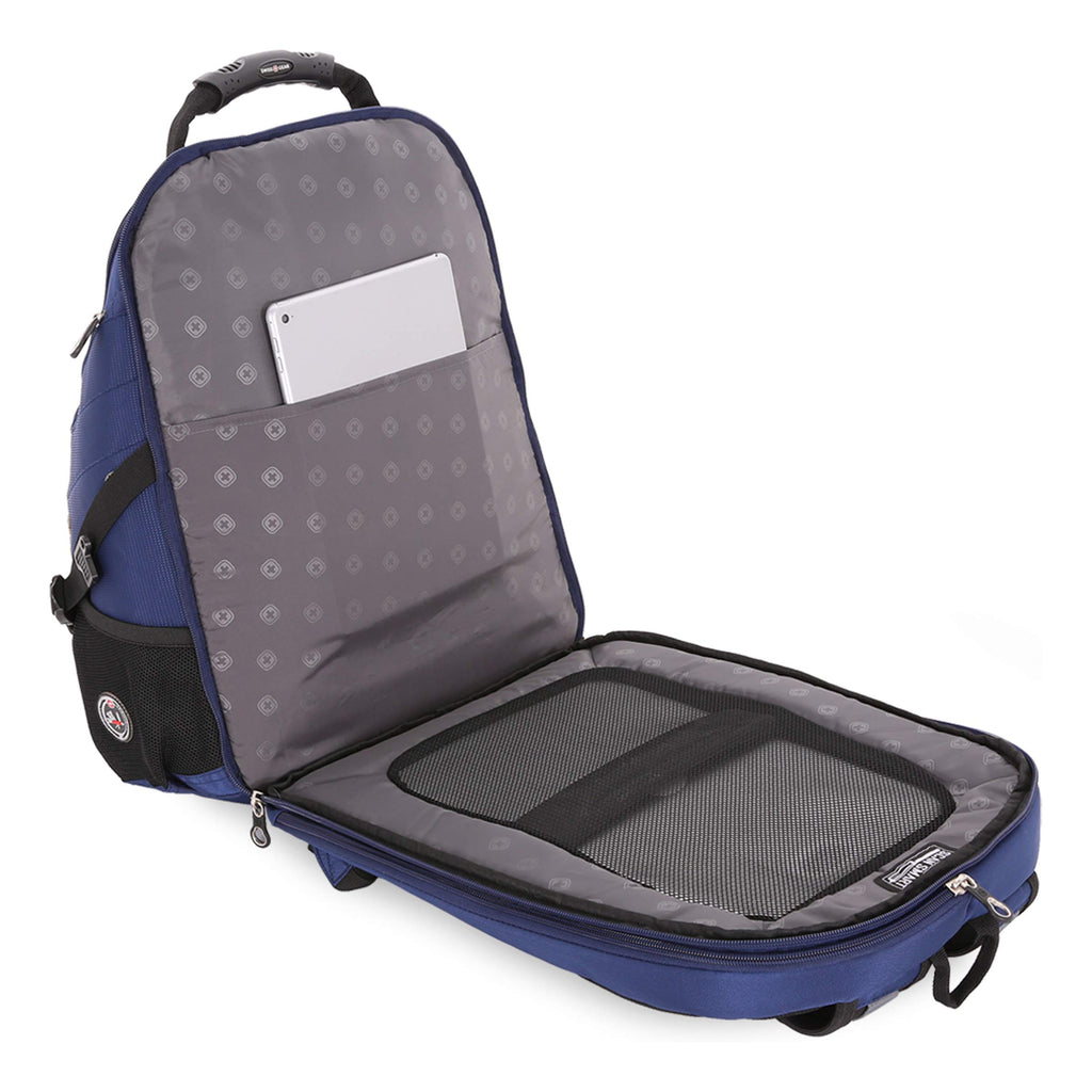 1923 scansmart tsa laptop backpack 19 SwissGear SA1923 Rich Navy TSA Friendly ScanSmart Laptop Backpack