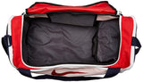 Nike Nike Brasilia Small Duffel - 9.0, Echo Pink/University Red/Dynamic Yellow, Misc - backpacks4less.com
