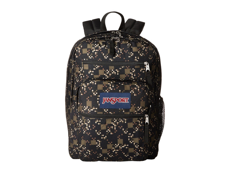 JanSport Big Student Backpack, Green Machine Digi Cube - backpacks4less.com