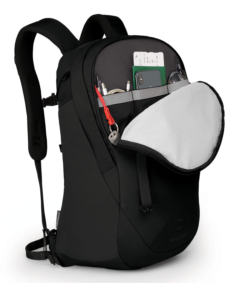 Osprey Packs Apogee Men's Laptop Backpack, Black - backpacks4less.com