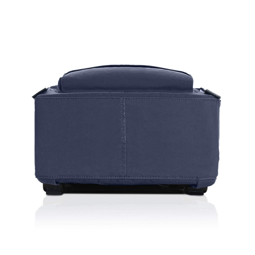Fjallraven - Kanken Classic Backpack for Everyday, Royal Blue/Pinstripe Pattern - backpacks4less.com