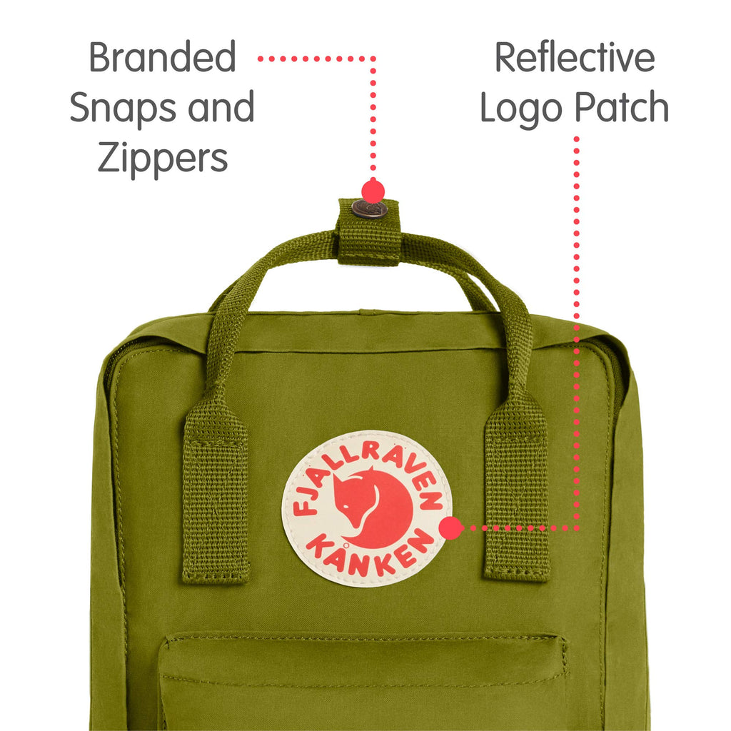 Fjallraven Kanken Mini Classic Backpack for Everyday Guacamole backpacks4less