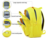 Abshoo Classical Basic Womens Travel Backpack For College Men Water Resistant Bookbag (Tangerine) - backpacks4less.com