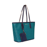 Anne Klein AK Cube Logo Tote, Distant Mountain-Clover/Distant Mountain