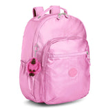 Kipling Seoul Go Large Metallic 15" Laptop Backpack Prom Pink Metallic - backpacks4less.com