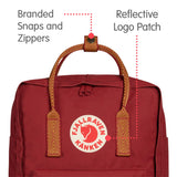 Fjallraven - Kanken Classic Backpack for Everyday, Ox Red/Goose Eye - backpacks4less.com