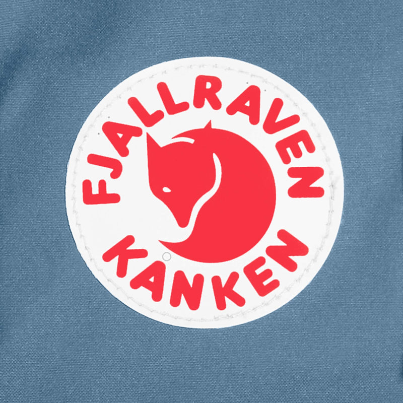 Fjallraven - Kanken Classic Backpack for Everyday, Blue Ridge/Random Blocked - backpacks4less.com