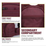 Mardingtop 35L Tactical Backpacks Molle Hiking daypacks for Camping Hiking Military Traveling Purplish-35L - backpacks4less.com