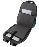 Swiss Gear SA6799 Gray with Teal TSA Friendly ScanSmart Laptop Backpack - Fits Most 15 Inch Laptops and Tablets - backpacks4less.com