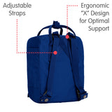 Fjallraven - Kanken Mini Classic Backpack for Everyday, Deep Blue - backpacks4less.com