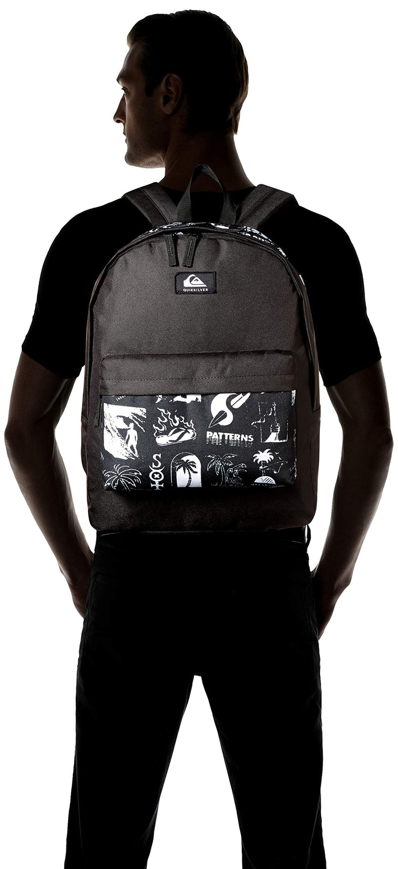 Quiksilver Men's Everyday Poster Double Backpack, White, 1SZ - backpacks4less.com