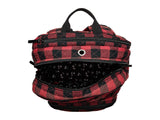 Vera Bradley Iconic Campus Backpack Garnet Buffalo Check One Size - backpacks4less.com
