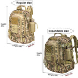 PANS Military Travel Backpack Tactical Outdoor Daypack MOLLE Bag for Hiking,Camping - backpacks4less.com