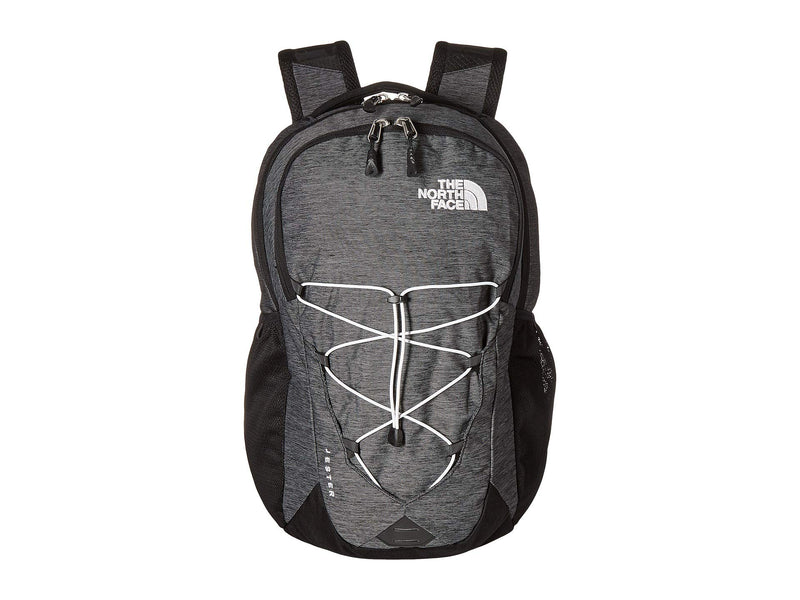 The North Face Jester Backpack, TNF Black Heather/TNF White, One Size - backpacks4less.com