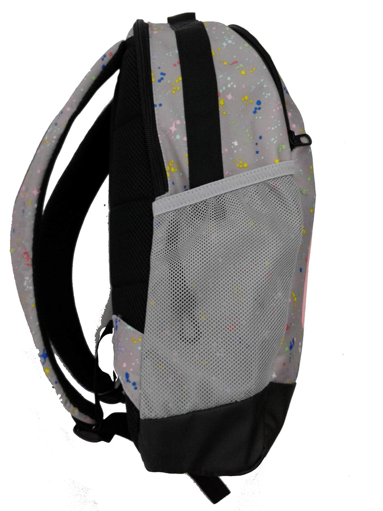 Nike Youth Nike Brasilia Backpack All Over Print Ho19, Atmosphere Grey/Bleached Coral, Misc - backpacks4less.com