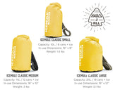IceMule Classic Insulated Backpack Cooler Bag - Hands-Free, Collapsible, and Waterproof, This Portable Cooler is an Ideal Sling Backpack for Hiking, The Beach, Picnics and Camping-Small, Sunshine - backpacks4less.com