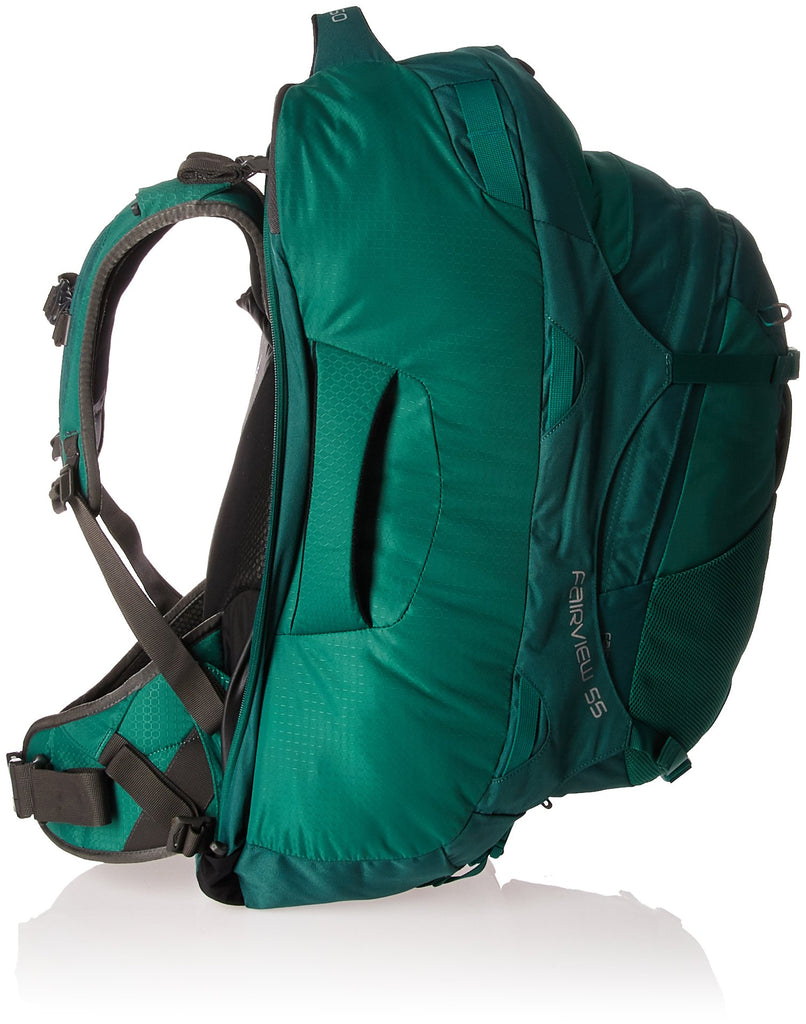 Osprey Packs Fairview 55 Women's Travel Backpack, Rainforest Green, X-Small/Small - backpacks4less.com