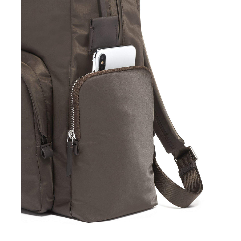 TUMI - Voyageur Carson Laptop Backpack - 15 Inch Computer Bag for Women - Mink/Silver - backpacks4less.com