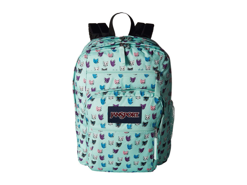 JanSport Big Student Backpack -Brook Green Cool Cats - backpacks4less.com