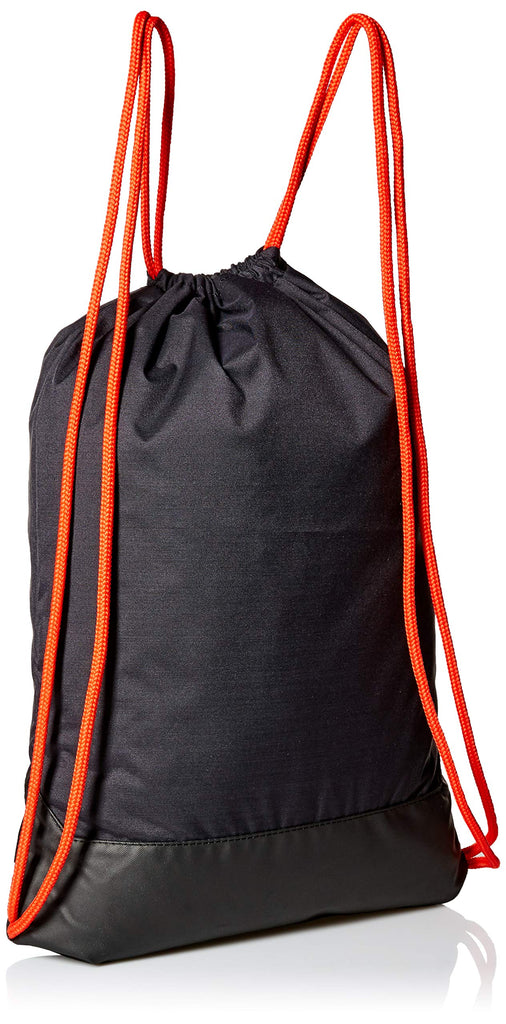 Nike Nike Brasilia Gym Sack - 9.0, Black/Black/Habanero Red, Misc - backpacks4less.com
