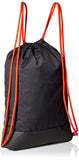 Nike Nike Brasilia Gym Sack - 9.0, Black/Black/Habanero Red, Misc - backpacks4less.com