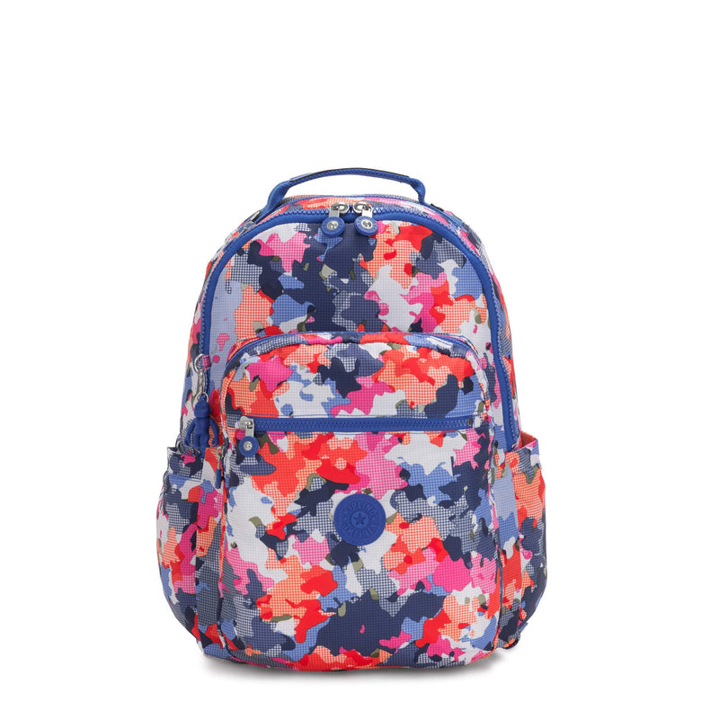 Kipling Seoul Large 15" Laptop Backpack Misty Moonlight - backpacks4less.com
