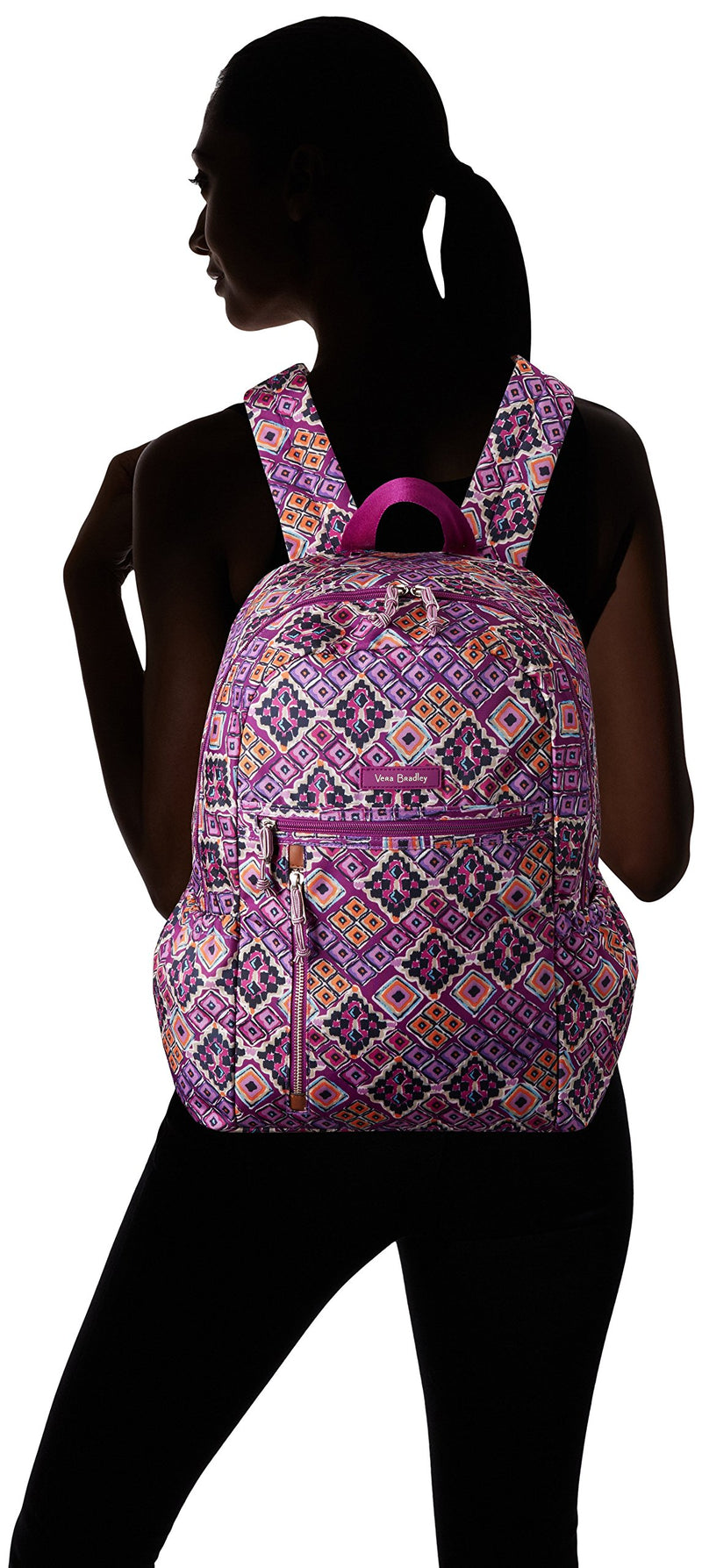 Vera Bradley Lighten Up Study Hall, Dream Diamonds - backpacks4less.com