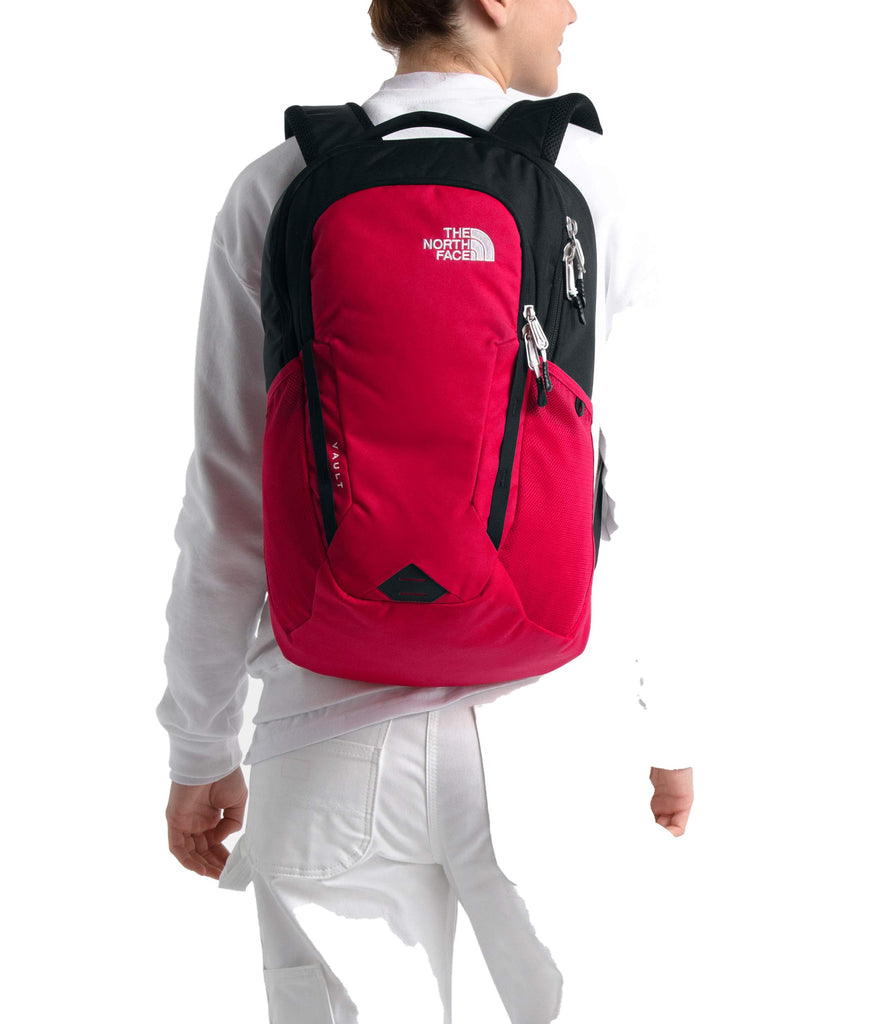 north face black and red backpack The North Face Vault, TNF Red/TNF Black, OS