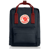 Fjallraven Mini Kanken Backpack Black / Ox Red - backpacks4less.com