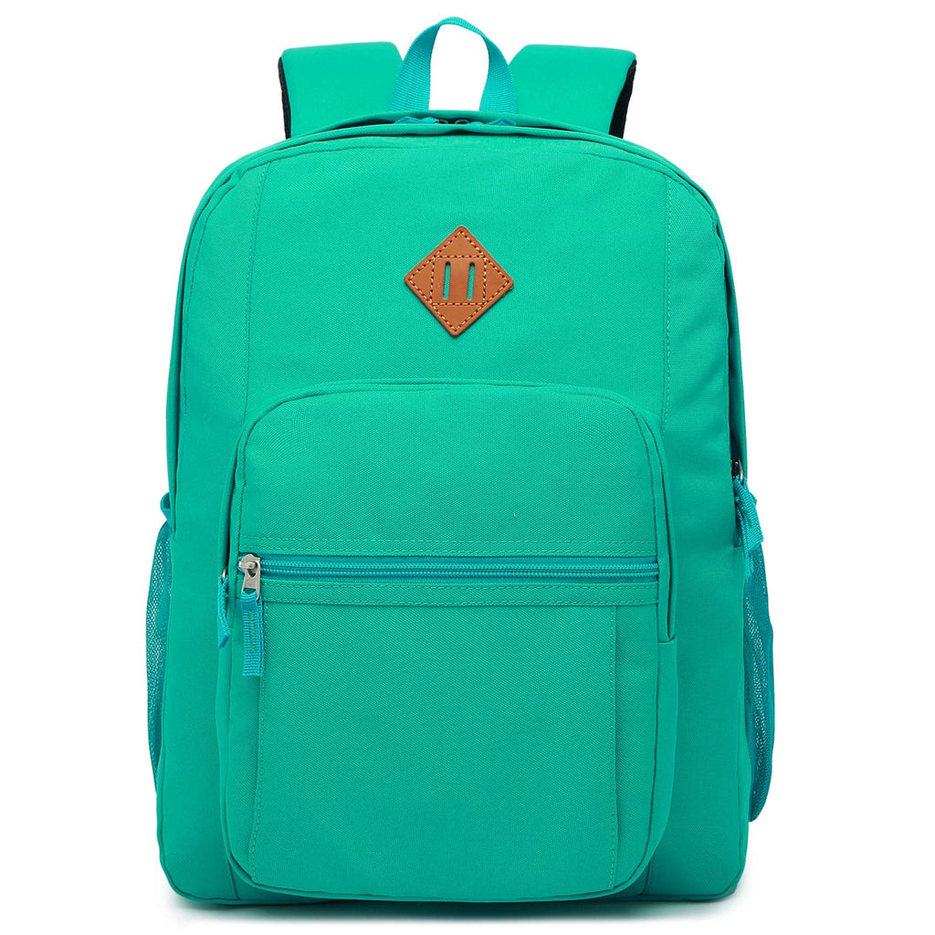 Abshoo Classical Basic Womens Travel Backpack For College Men Water Resistant Bookbag (Teal) - backpacks4less.com