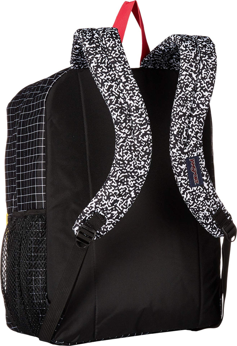 JanSport Unisex Big Student Black Grid One Size - backpacks4less.com