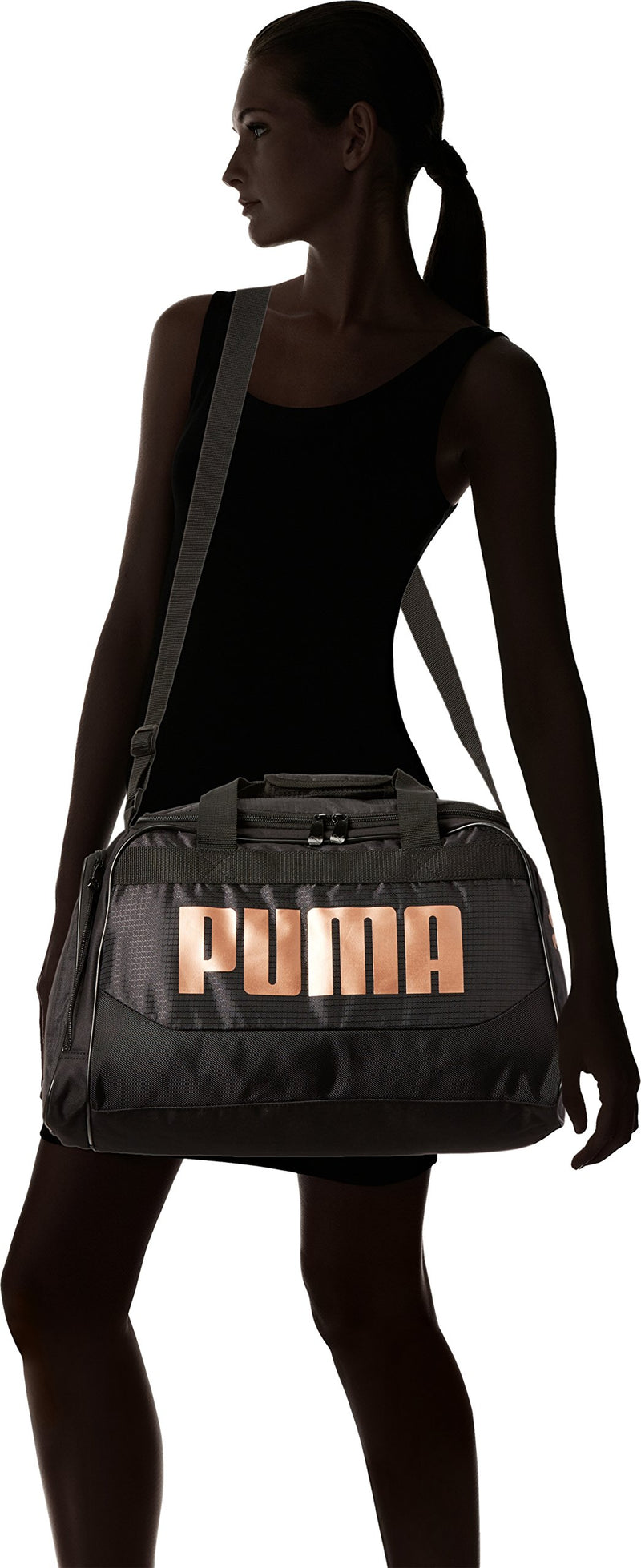 PUMA Women's Evercat Dispatch Duffel, black/bronze, OS - backpacks4less.com