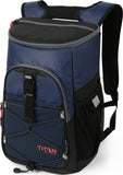 Arctic Zone Titan Deep Freeze 24 Can Backpack Cooler, Blue - backpacks4less.com