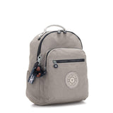 Kipling Seoul Go Large 15" Laptop Backpack Smokey Grey 1 - backpacks4less.com