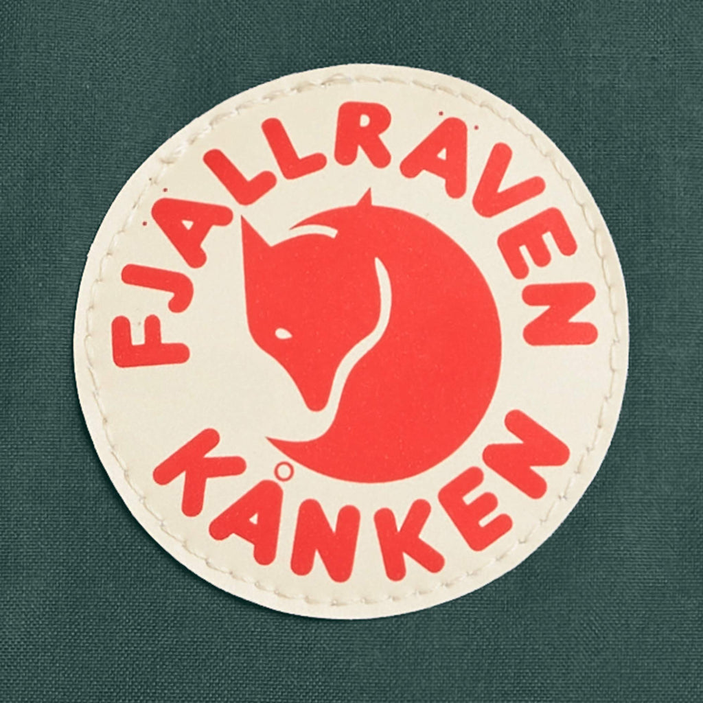 kanken mini backpack forest green and ox red Fjallraven