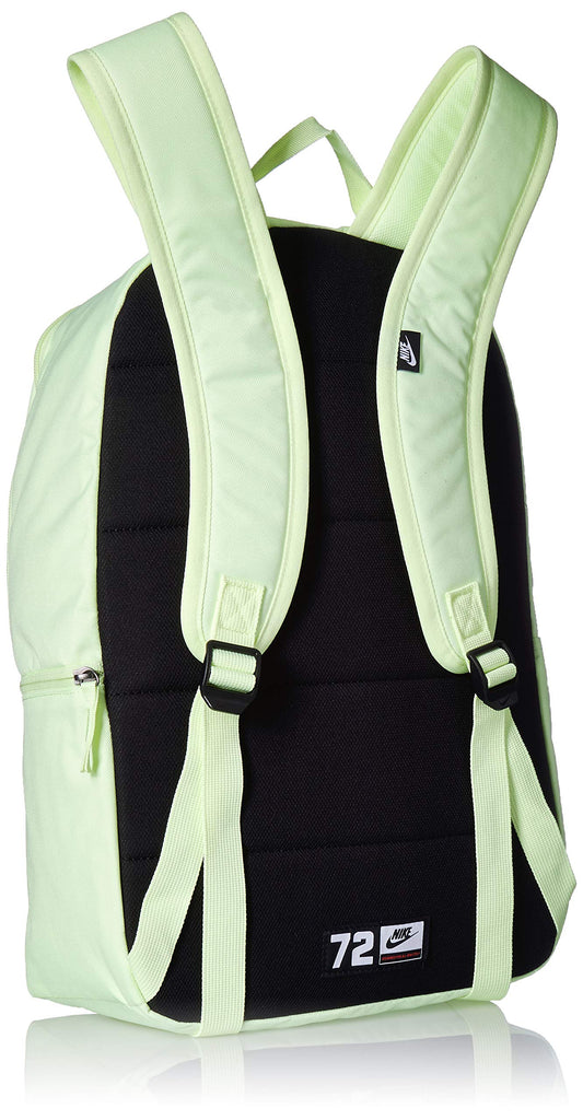 NIKE Heritage Backpack 2.0, Barely Volt/Barely Volt/Black, Misc - backpacks4less.com