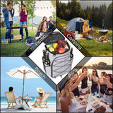 SEEHONOR Insulated Cooler Backpack Leakproof Soft Cooler Bag Lightweight Backpack Cooler for Lunch Picnic Fishing Hiking Camping Park Beach 25 Cans - backpacks4less.com