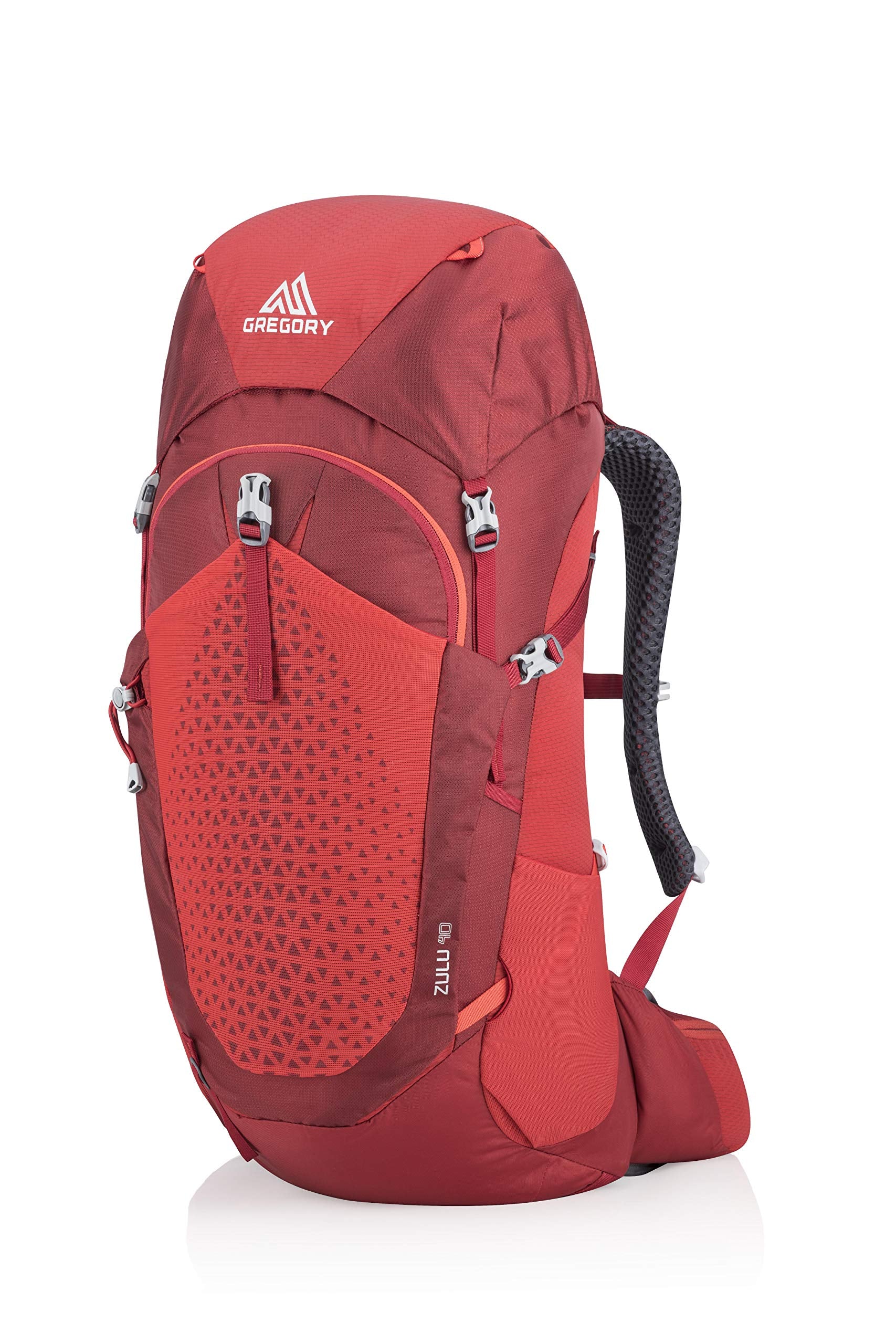 gregory 40 backpack Gregory Mountain Products Zulu 40 Liter Men's Hiking Backpack, Fiery R– backpacks4less.com